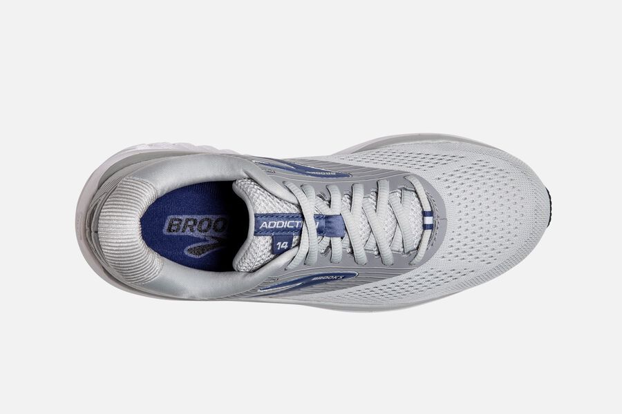 Brooks Addiction 14 Road Loopschoenen Dames - Grijs/Blauw - 026491QTV